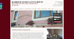 Desktop Screenshot of harbourlightsguesthouse.co.uk
